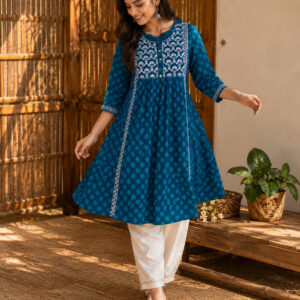 Cotton slim fit Kurti